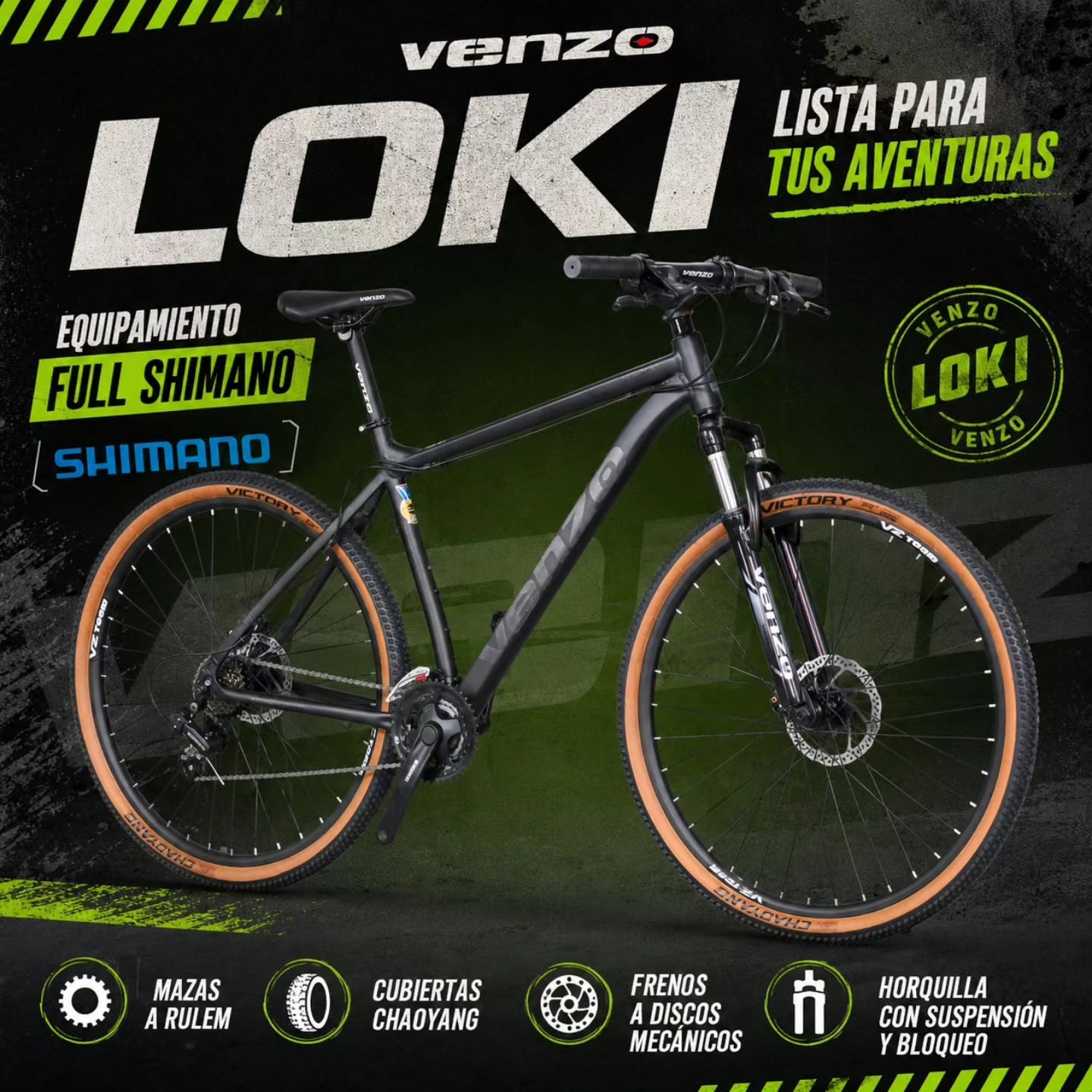 Bicicleta Venzo Loki