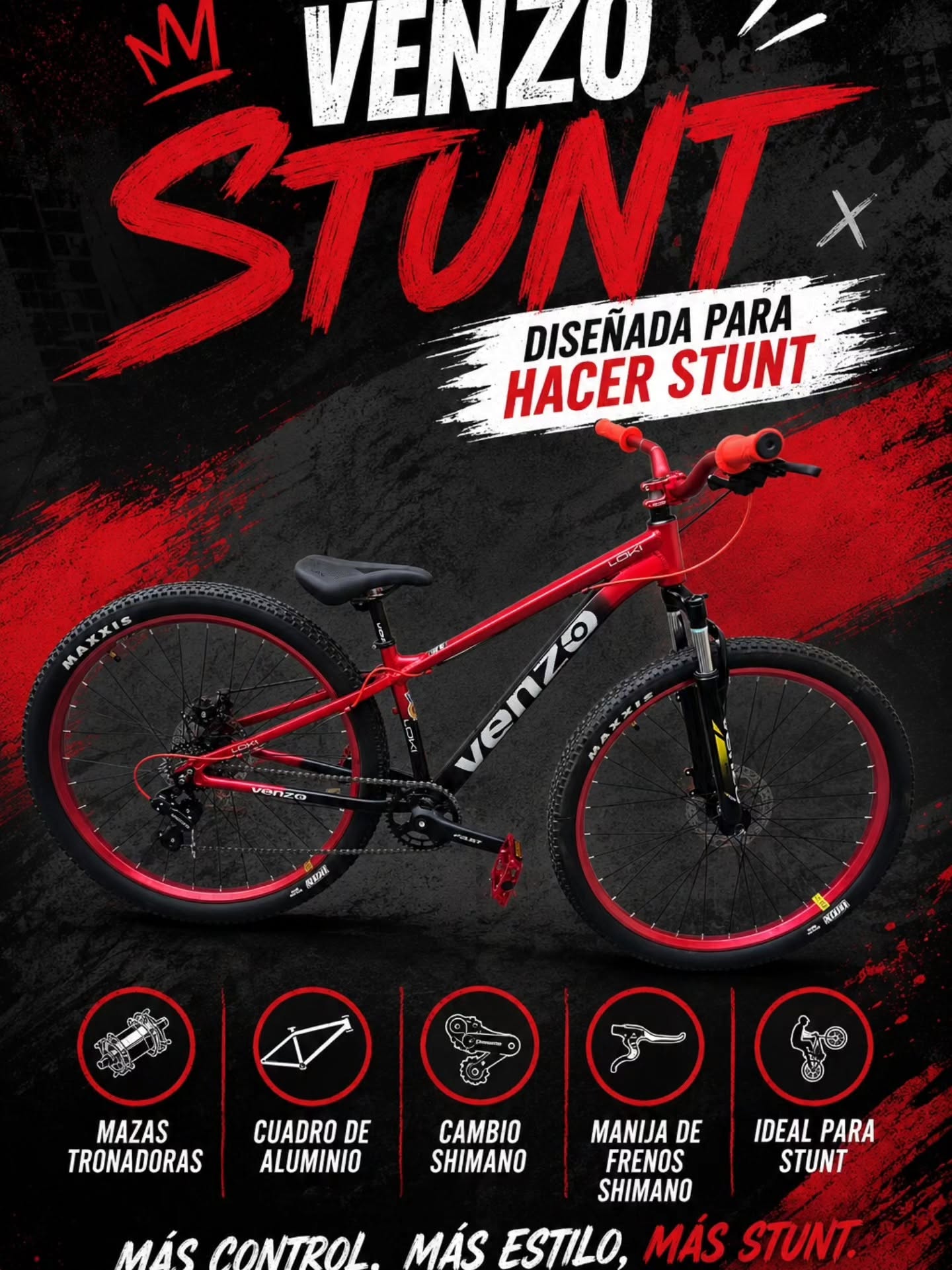 Bicicleta Venzo Stunt